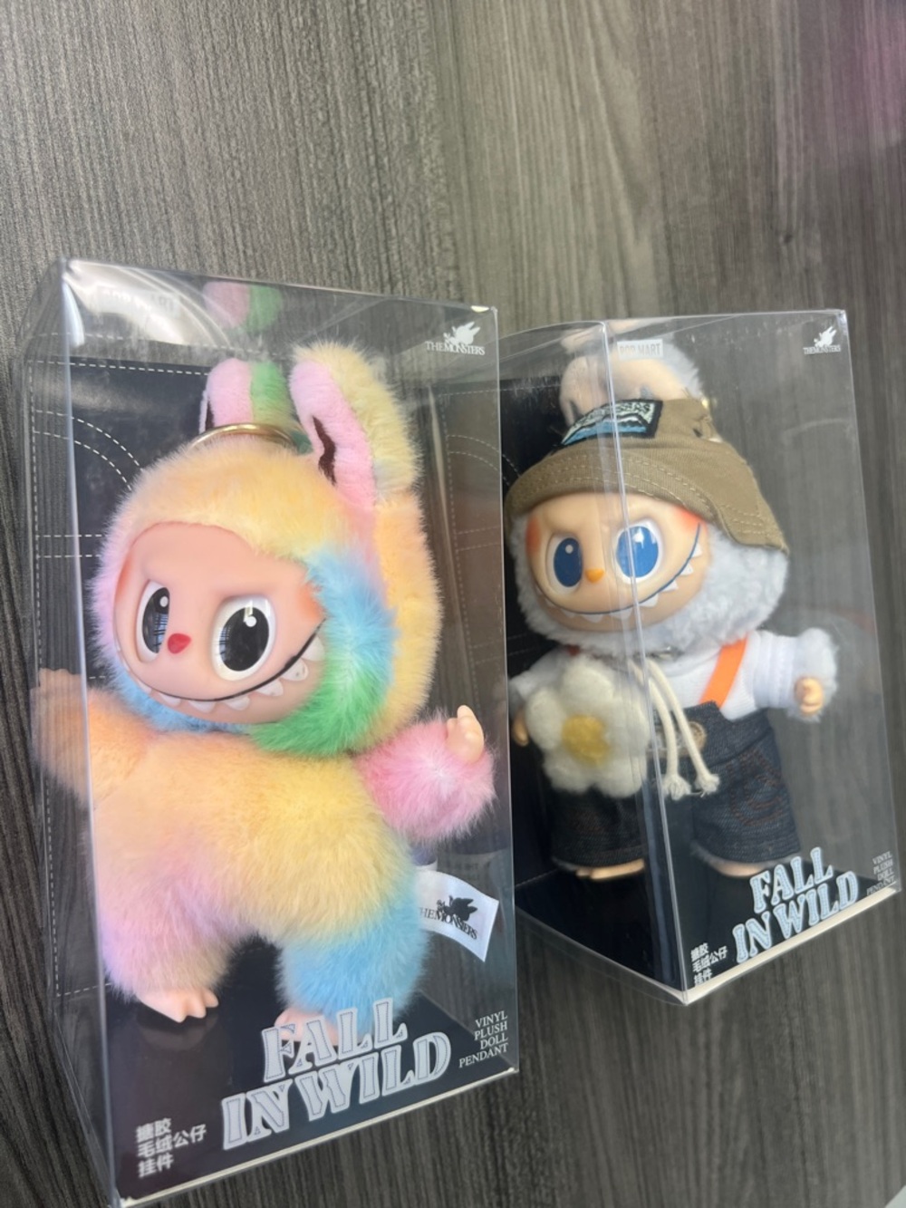 Rainbow Plush Doll Keychain - Fall In Wild